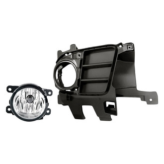 Replace® - 2-Piece (Driver or Passenger Side Fog Light, Front Passenger Side Fog Light Bezel) (Standard Line)