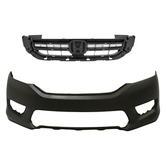 Replace® - 2-Piece (Front Bumper Cover, Grille) (Standard Line)