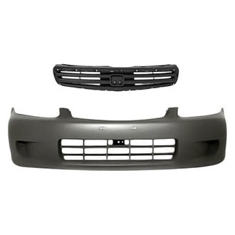 Replace® BNDL-227539 - 2-Piece (Front Bumper Cover, Grille) (Standard Line)