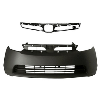 Replace® - 2-Piece (Front Bumper Cover, Grille Bar) (Standard Line)