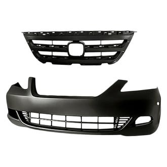 Replace® - 2-Piece (Front Bumper Cover, Grille) (Standard Line)