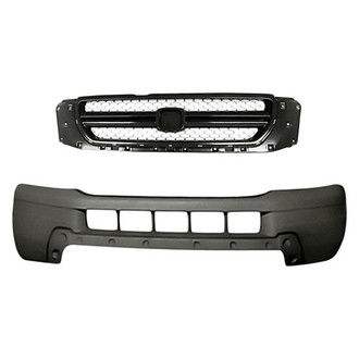 Replace® - 2-Piece (Front Bumper Cover, Grille) (Standard Line)
