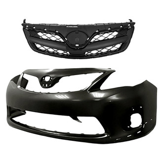 Replace® - 2-Piece (Front Bumper Cover, Grille)