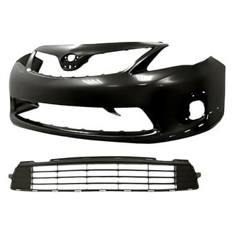 Replace® - 2-Piece (Front Bumper Cover, Front Bumper Grille) (Standard Line)