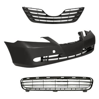 Replace® - 3-Piece (Front Bumper Cover, Grille, Front Lower Bumper Grille) (Standard Line)