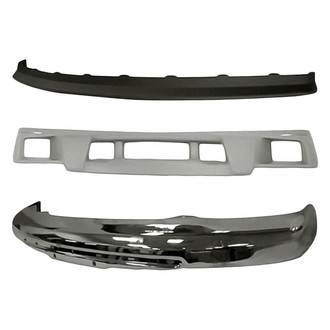 Replace® - 3-Piece (Front Lower Bumper Cover, Front Bumper Face Bar, Front Bumper Air Deflector) (Standard Line)