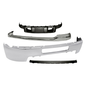 Replace® - 4-Piece (Front Bumper Face Bar, Front Lower Bumper Air Deflector, Front Lower Bumper Valance, Front Upper Bumper Cover) (Standard Line)
