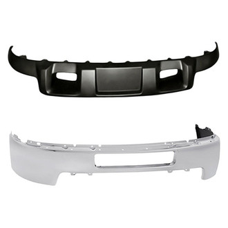 Replace® - 2-Piece (Front Bumper Face Bar, Front Lower Bumper Air Deflector) (Standard Line)