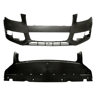 Replace® - 2-Piece (Front Bumper Cover, Front Lower Bumper Air Shield) (Standard Line)