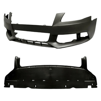 Replace® - 2-Piece (Front Bumper Cover, Front Lower Bumper Air Shield) (Standard Line)