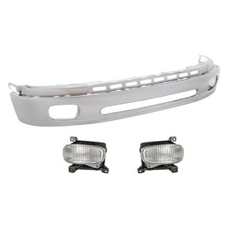 Replace® - 3-Piece (Front Bumper Face Bar, Driver and Passenger Side Fog Light) (Standard Line)