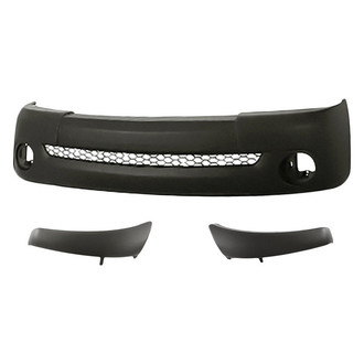 Replace® - 3-Piece (Front Bumper Cover, Front Inner and Outer Bumper Extension) (Standard Line)