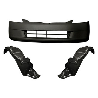 Replace® - 3-Piece (Front Bumper Cover, Front Driver and Passenger Side Fender Liner) (Standard Line)