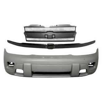 Replace® - 2-Piece (Front Bumper Cover, Grille) (Standard Line)