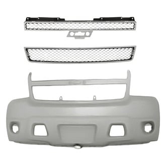 Replace® - 3-Piece (Front Bumper Cover, Upper and Lower Grille) (Standard Line)
