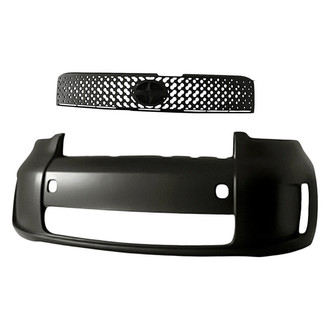 Replace® - 2-Piece (Front Bumper Cover, Grille) (Standard Line)