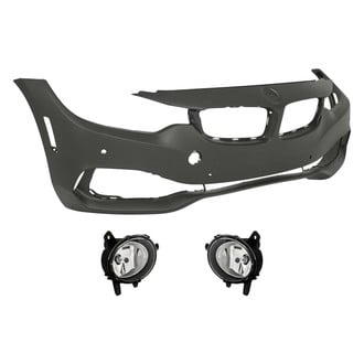 Replace® - 3-Piece (Front Bumper Cover, Driver and Passenger Side Fog Light) (Standard Line)