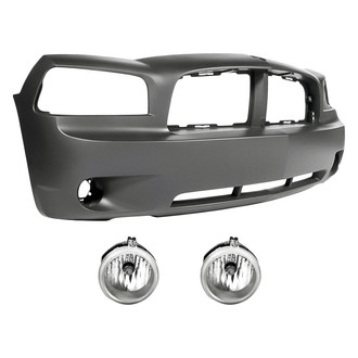 Replace® - 3-Piece (Front Bumper Cover, Driver and Passenger Side Fog Light) (Standard Line)