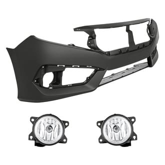 Replace® - 3-Piece (Front Bumper Cover, Driver and Passenger Side Fog Light) (Standard Line)