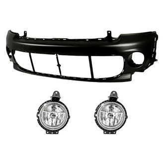 Replace® BNDL-228060 - 3-Piece (Front Bumper Cover, Driver and Passenger Side Fog Light) (Standard Line)