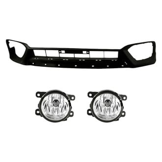 Replace® - 3-Piece (Front Lower Bumper Cover, Driver and Passenger Side Fog Light) (Standard Line)