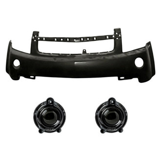 Replace® - 3-Piece (Front Bumper Cover, Driver and Passenger Side Fog Light) (Standard Line)