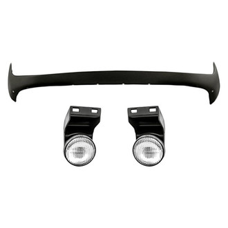 Replace® - 3-Piece (Front Lower Bumper Cover, Driver and Passenger Side Fog Light Lens and Housing) (Standard Line)