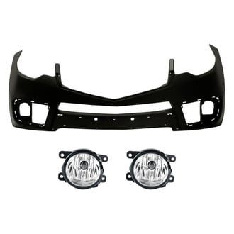 Replace® - 3-Piece (Front Bumper Cover, Driver and Passenger Side Fog Light) (Standard Line)