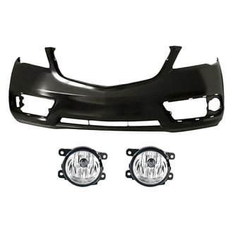 Replace® - 3-Piece (Front Bumper Cover, Driver and Passenger Side Fog Light) (Standard Line)