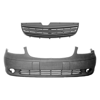 Replace® - 2-Piece (Front Bumper Cover, Grille) (Standard Line)