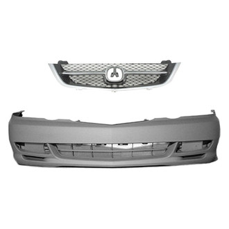 Replace® - 2-Piece (Front Bumper Cover, Grille) (Standard Line)