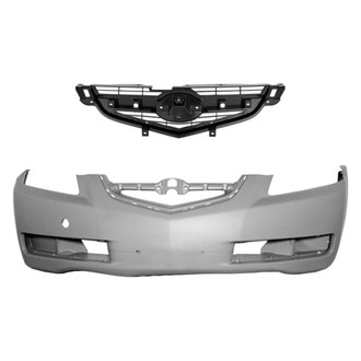 Replace® - 2-Piece (Front Bumper Cover, Grille) (Standard Line)