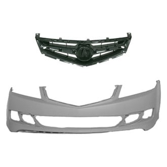 Replace® - 2-Piece (Front Bumper Cover, Grille) (Standard Line)