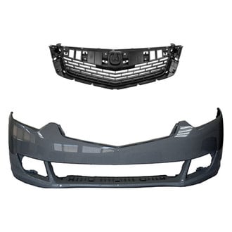 Replace® - 2-Piece (Front Bumper Cover, Grille) (Standard Line)