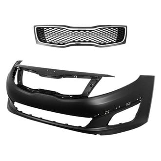 Replace® - 2-Piece (Front Bumper Cover, Grille) (Standard Line)