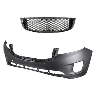Replace® - 2-Piece (Front Bumper Cover, Grille) (Standard Line)