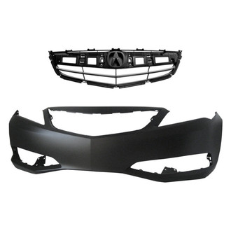 Replace® - 2-Piece (Front Bumper Cover, Grille) (Standard Line)