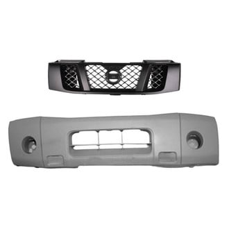 Replace® - 2-Piece (Front Bumper Cover, Grille) (Standard Line)