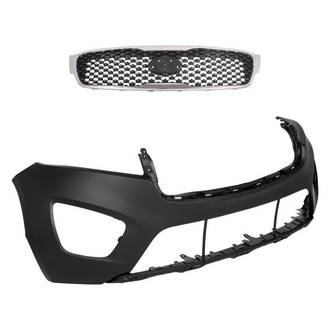 Replace® - 2-Piece (Front Bumper Cover, Grille)