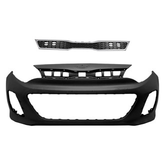 Replace® - 2-Piece (Front Bumper Cover, Grille)