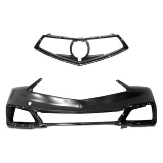 Replace® - 2-Piece (Front Bumper Cover, Grille) (Standard Line)