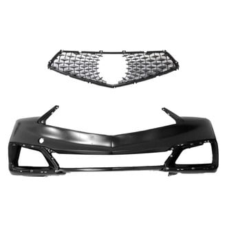 Replace® - 2-Piece (Front Bumper Cover, Grille) (Standard Line)