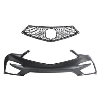 Replace® - 2-Piece (Front Bumper Cover, Grille) (Standard Line)