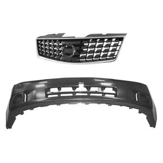 Replace® - 2-Piece (Front Bumper Cover, Grille) (Standard Line)