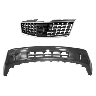 Replace® - 2-Piece (Front Bumper Cover, Grille) (Standard Line)