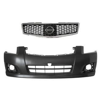 Replace® - 2-Piece (Front Bumper Cover, Grille)