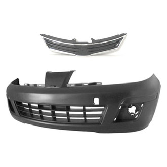 Replace® - 2-Piece (Front Bumper Cover, Grille) (Standard Line)