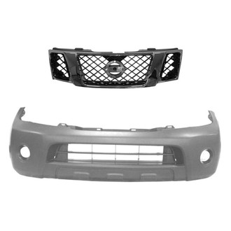 Replace® - 2-Piece (Front Bumper Cover, Grille)