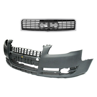 Replace® - 2-Piece (Front Bumper Cover, Grille) (Standard Line)