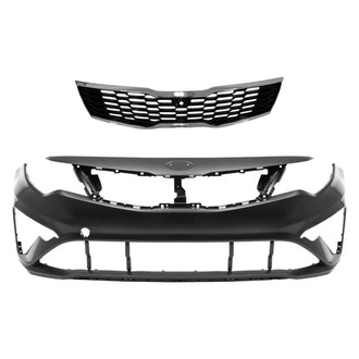 Replace® - 2-Piece (Front Bumper Cover, Grille) (Standard Line)